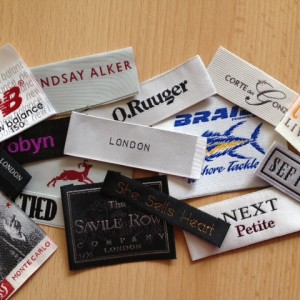 Designer Women Clothing Labels, Personalized Clothing Labels, Woven Labels  